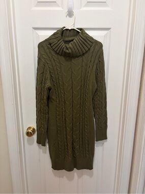 cable knit sweater dress amazon Women's Knit Dress Slim Fit Long Sleeve Cable Maxi Warm Knee Length Sweater